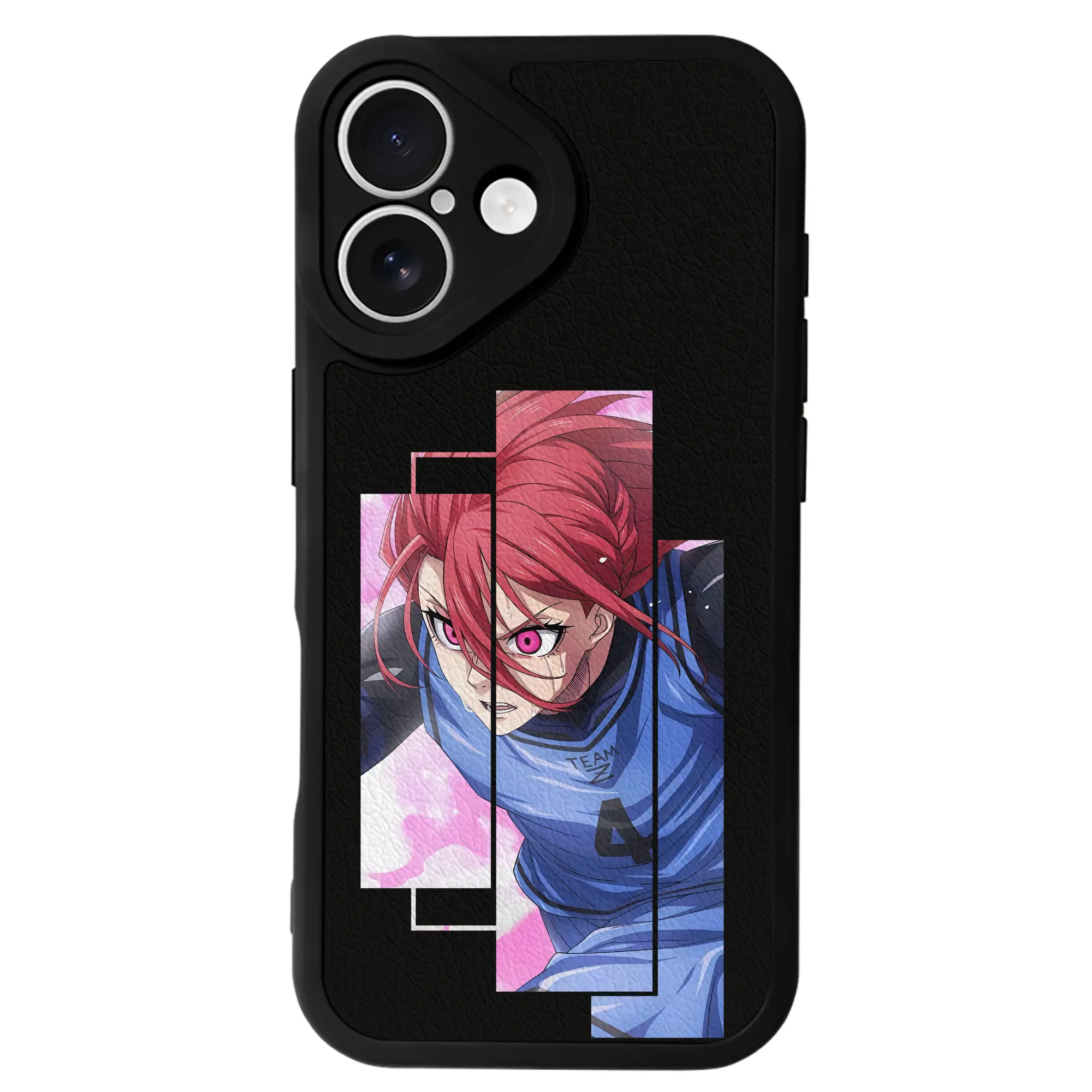 ブルーロック グッズ 千切 豹馬 - IPhone 16シリーズ対応 ・ シリコンスマホケース ・ レザー調 ・ 高精度フィット ・ 耐衝撃 ・ ワイヤレス充電対応 ・ 精密カット